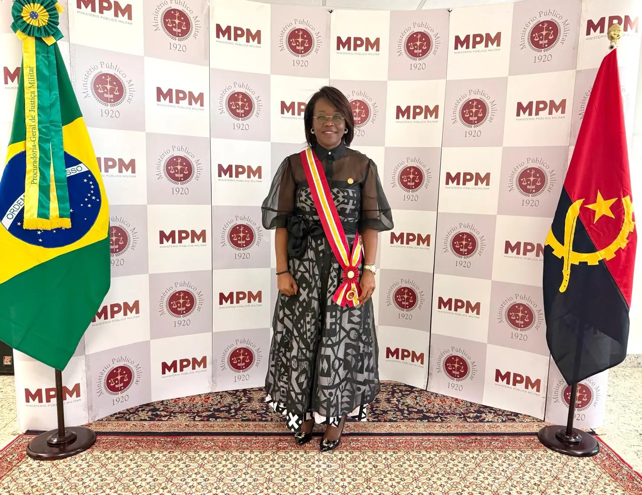 Fotografia: Laurinda Prazeres condecorada com Ordem de Mérito