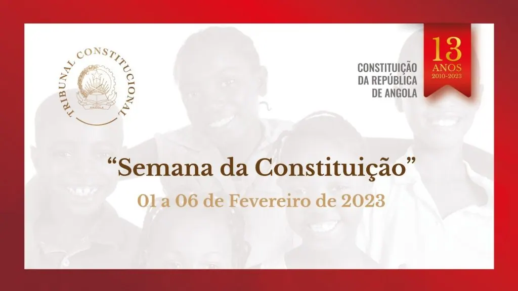Fotografia: Mensagem do Tribunal Constitucional, por ocasião do 13.º aniversário da Constituição da República de Angola