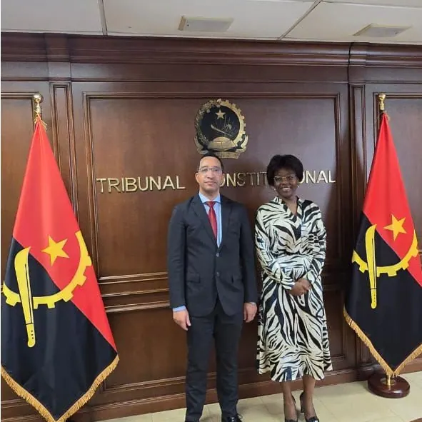Fotografia: Delegação do Tribunal Constitucional de Cabo Verde recebida em audiência