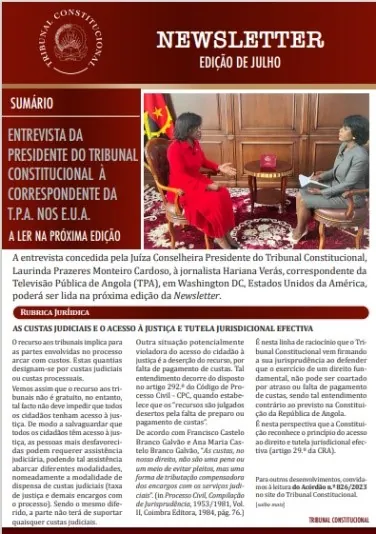 Fotografia: Newsletter do TC: Julho de 2023