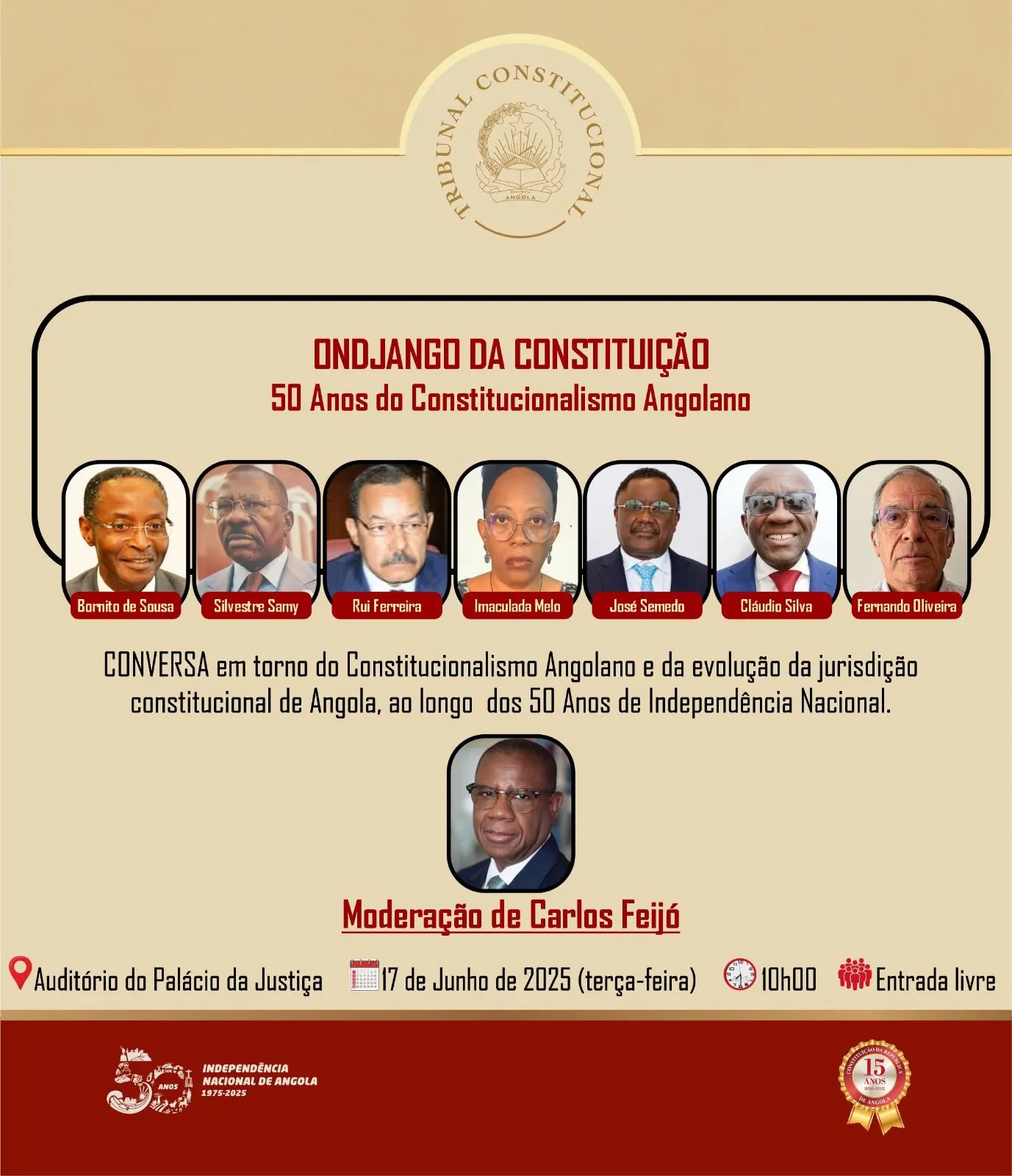 Fotografia: Eventos jurídicos, culturais, académicos e da história constitucional marcam comemorações dos 17 anos do Tribunal Constitucional